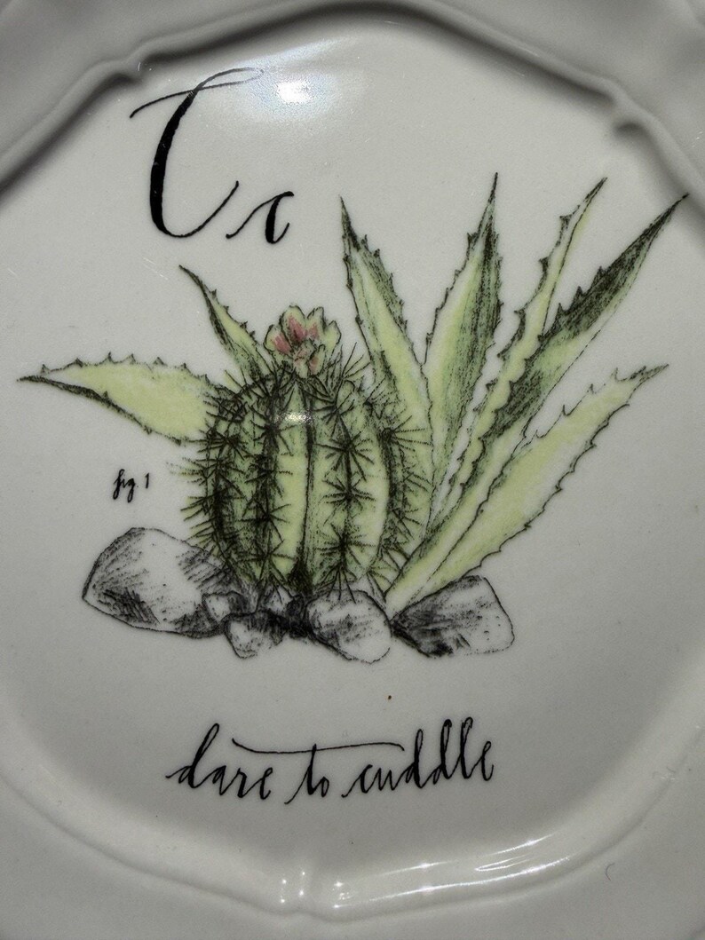 Anthropologie Linea Carta Dina Pyari Plato Canapé 'C' para Cactus Dare To Cuddle imagen 2