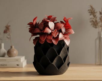 Kotteplanter – 3D-printad dekorativ blomkruka inspirerad av naturen för suckulenter och små växter