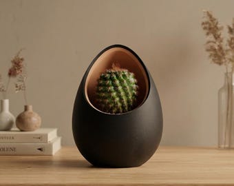 Nest Planter Pot – 3D-printad inomhuskruka för suckulenter och heminredning