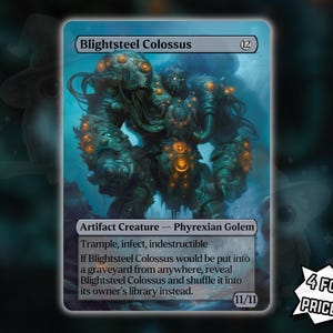 Blightsteel Colossus - Proxy Card - Buy 3 get 1 free!