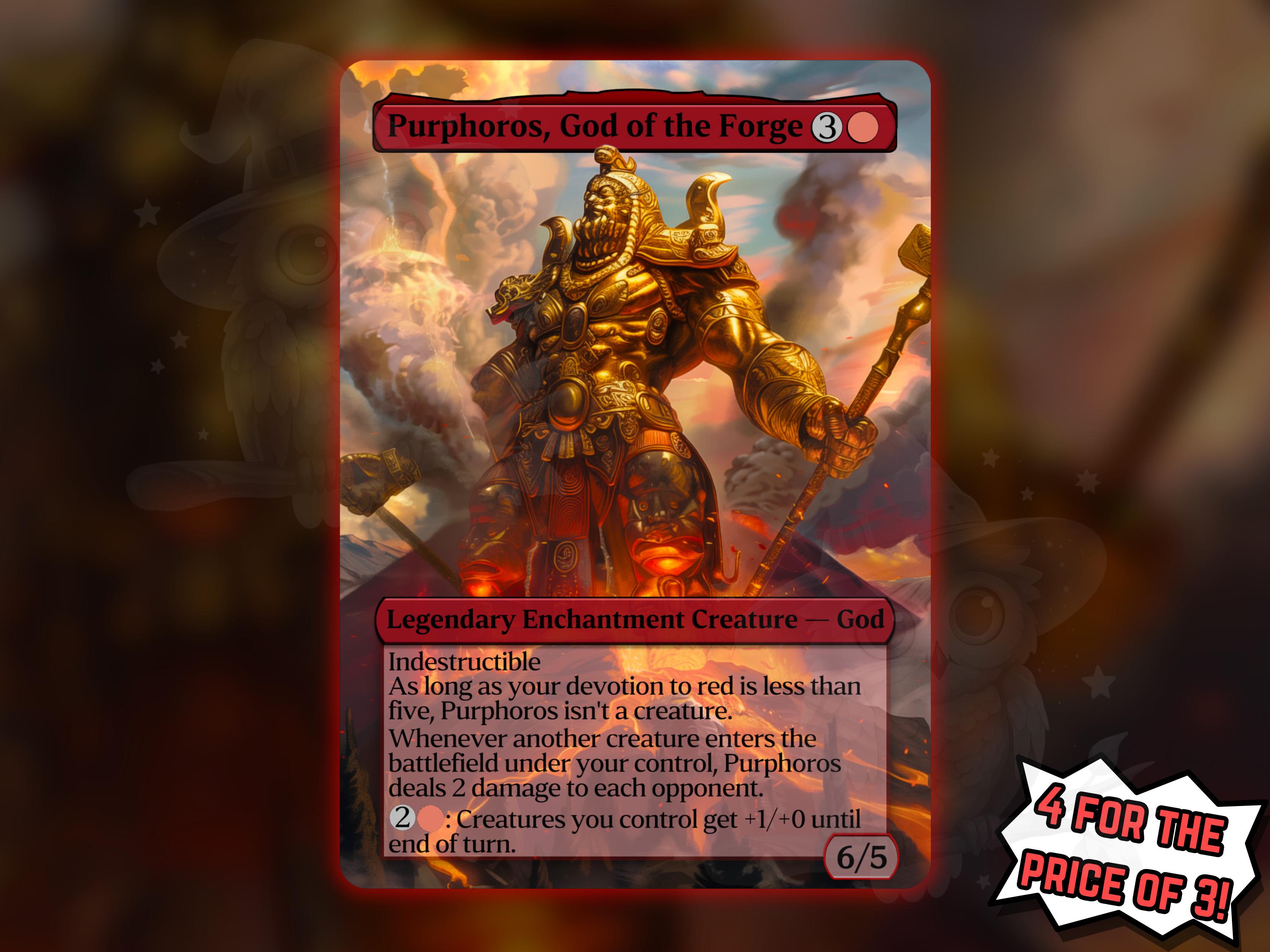 Purphoros God of the Forge - Etsy