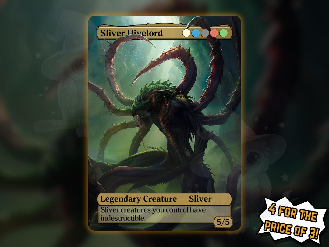Sliver Hivelord - Proxy Card - Buy 3 Get 1 Free! - Etsy