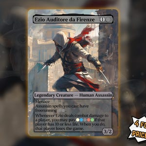 Ezio Auditore Mtg Proxy - Etsy Ezio Auditore Mtg Proxy - Etsy