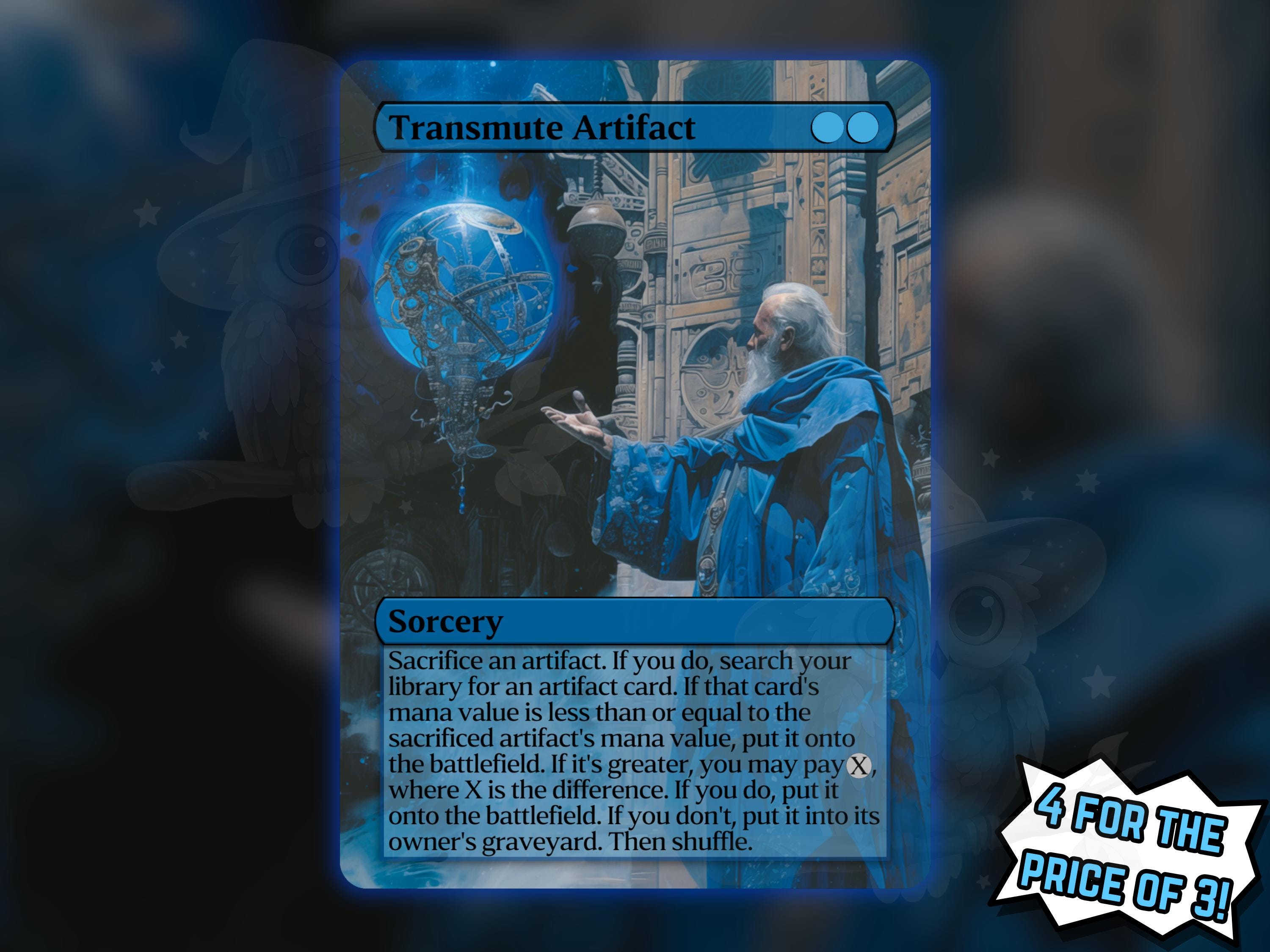 Mtg Transmute Artifact - Etsy