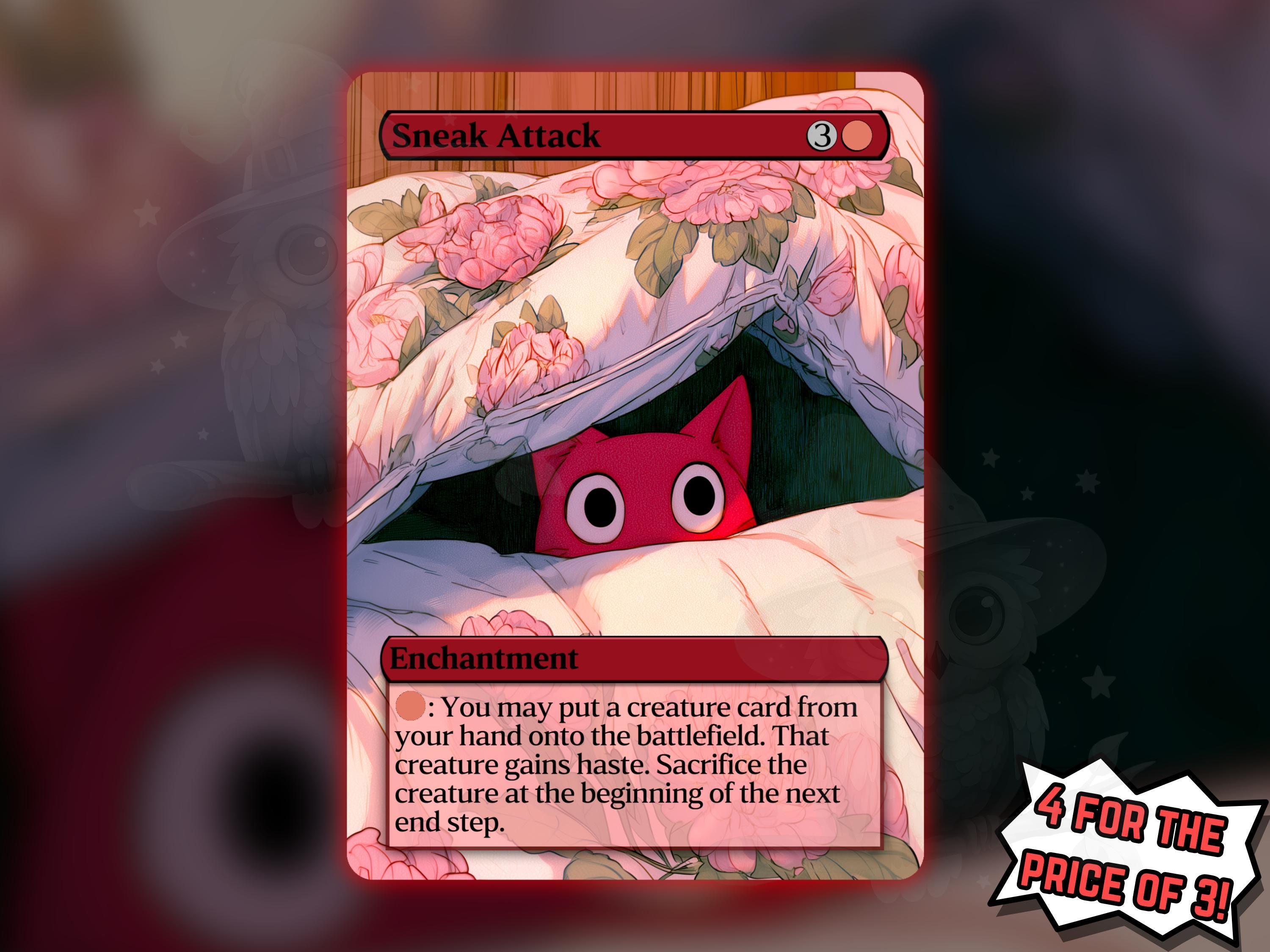Sneak Attack Mtg - Etsy