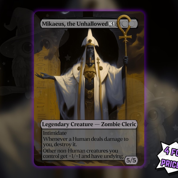 Mikaeus the Unhallowed - Proxy Card - Buy 3 get 1 free!