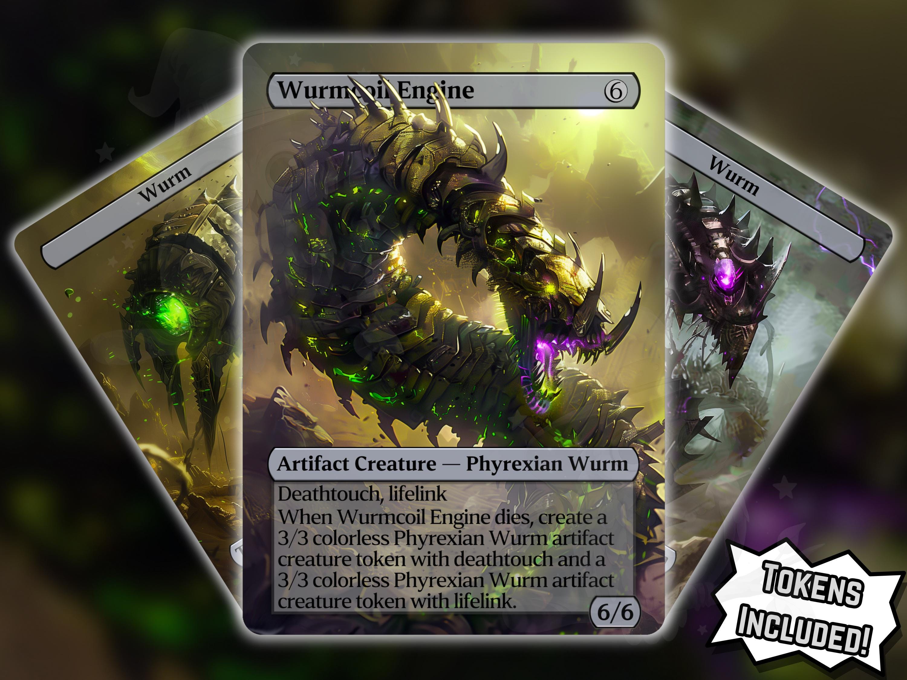 Wurmcoil Engine ( With Wurm Tokens) - Proxy Card - Etsy