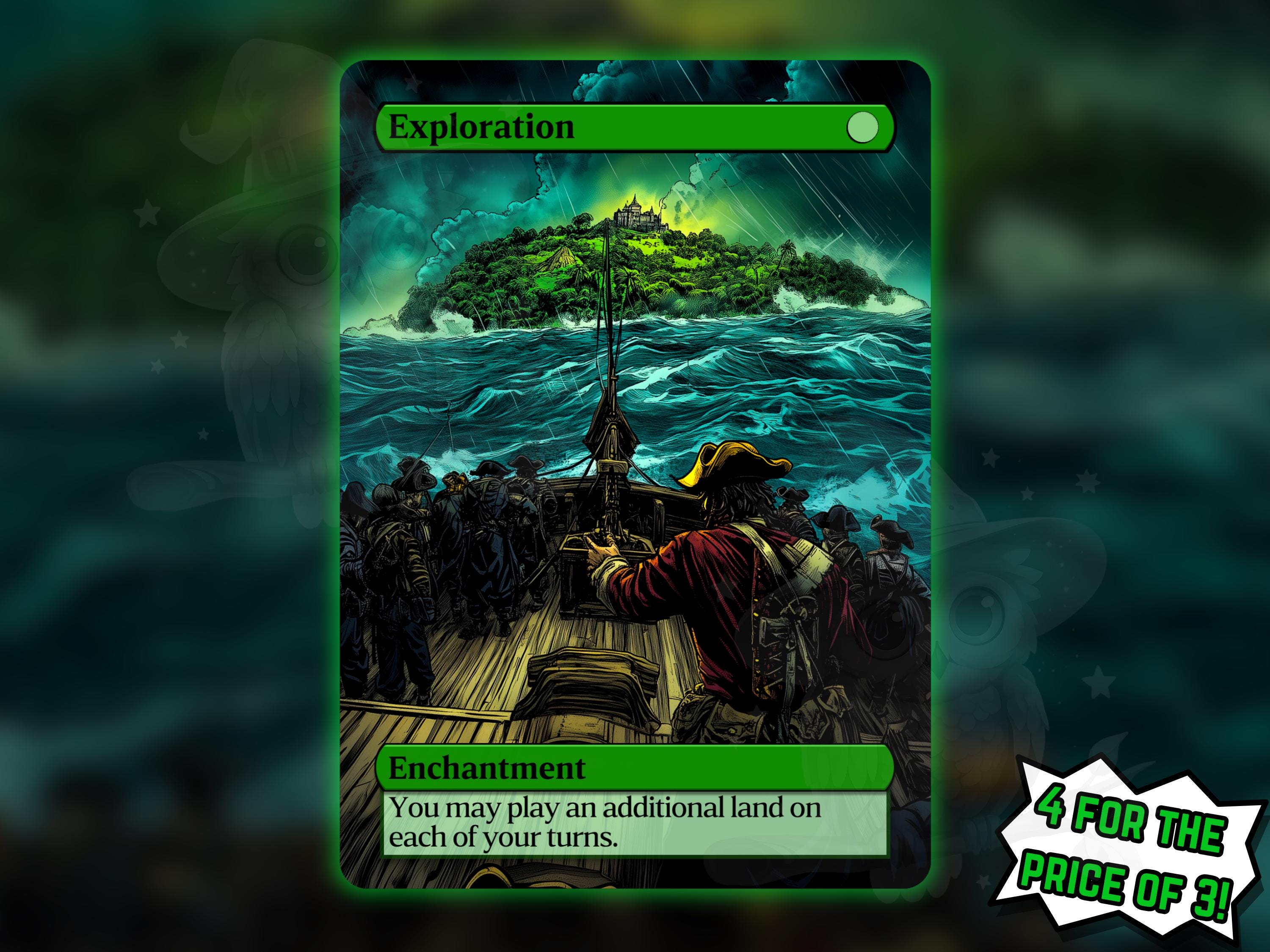 cards like exploration mtg Proxy Card Art by Mark Poole Originally released August 7 Exploration Magic the Gathering Proxy