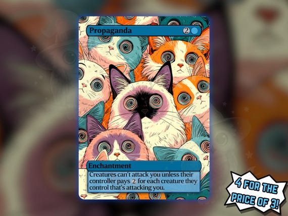 Propaganda (Cat Version) - Proxy Card - Buy 3 get 1 free!