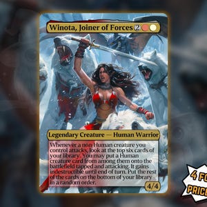 mtg final fantasy winota Bartz Klauser look at the top six cards of your library Mtg Ikoria: Lair of Behemoths