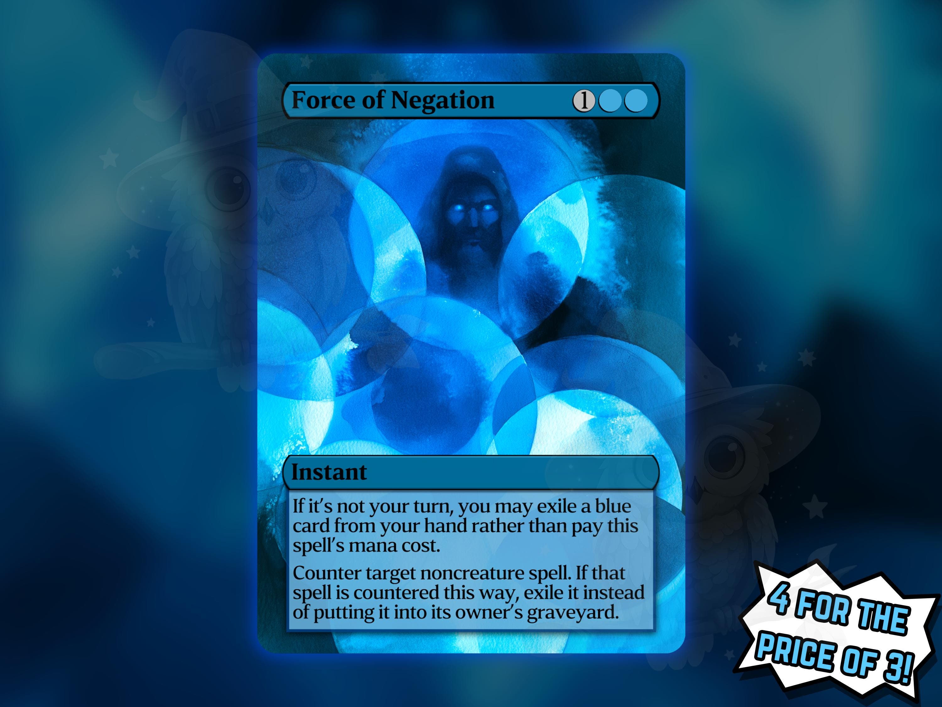 Force of Negation Mtg - Etsy
