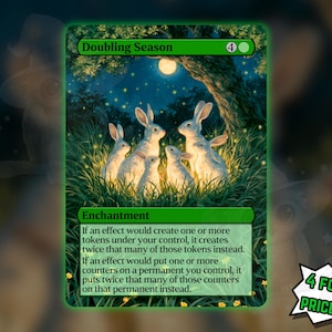 Doubling Season (Watercolor) - Proxy Card - Buy 3 get 1 free!