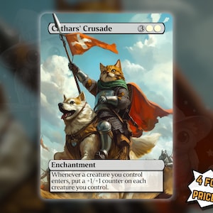 mtg card crusade Magic The Gathering - Crusade Mtg - Etsy