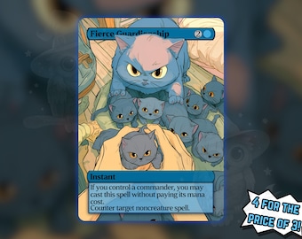 Fierce Guardianship (Cat Version) - Proxy Card - Buy 3 get 1 free!