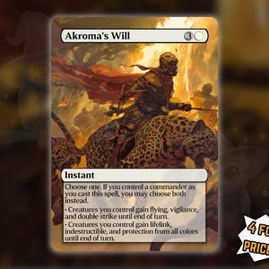 mtg final fantasy akroma's will The Gathering - Akroma's Will