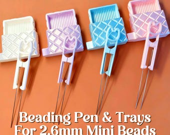 Perler Beads Tool Beading Pen Needles and Sorting Tray for 2.6mm Fuse Beads