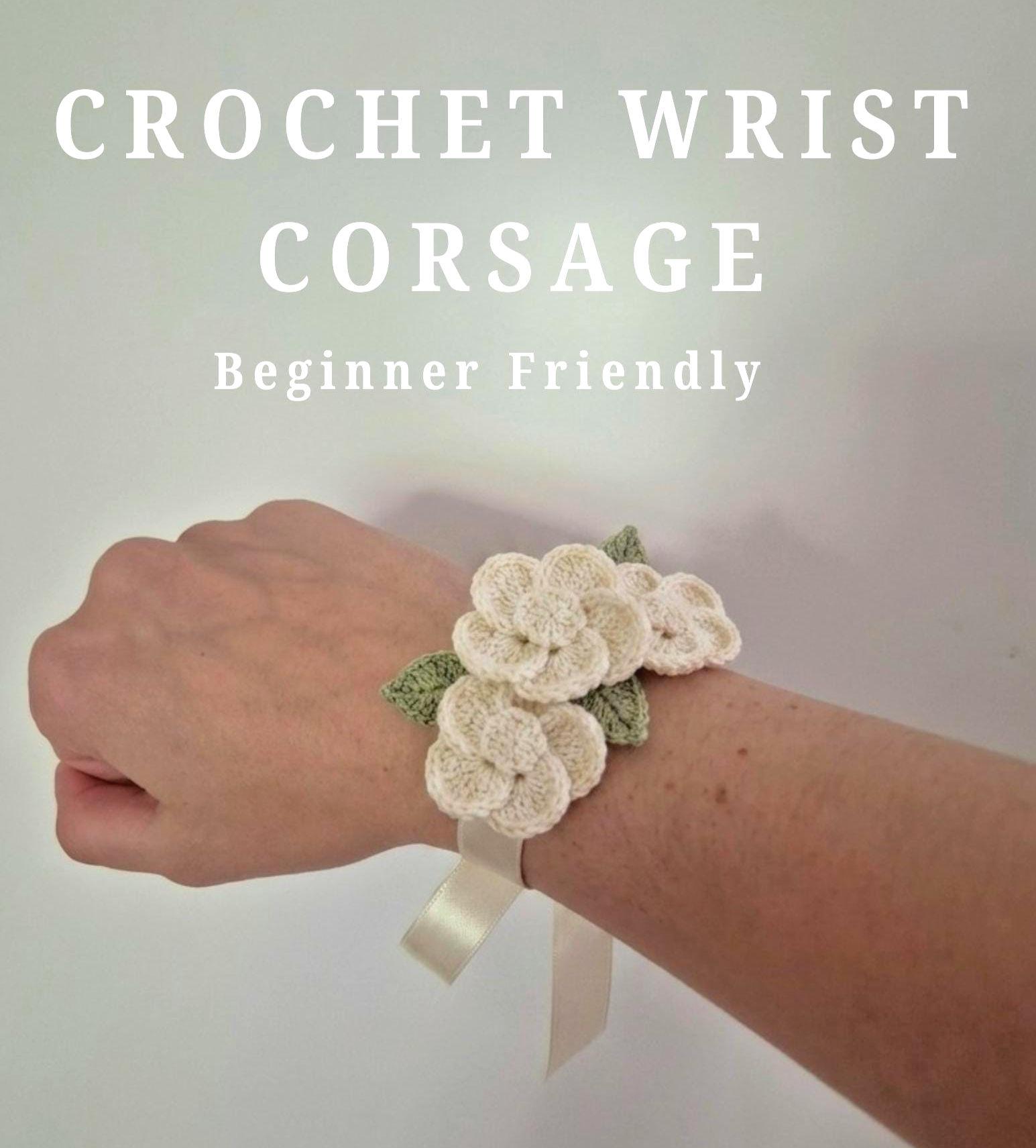 5 Crochet Wedding Decorations Perfect for Your Big Day 1 Crochet Wrist Corsage