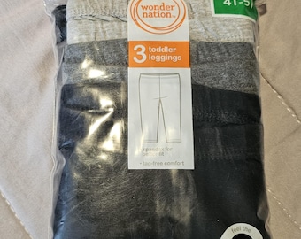 Wonder Nation 3-pak legginsów dla maluchów