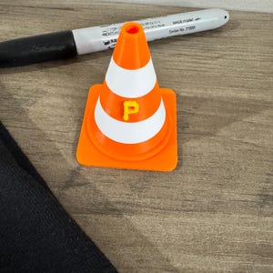 Hoist the Cone Pittsburgh Baseball Desk Decor | Mini Traffic Cone | Pirates Inspired Fan Gift 画像 5