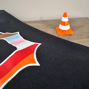 Hoist the Cone Pittsburgh Baseball Desk Decor | Mini Traffic Cone | Pirates Inspired Fan Gift 画像 2