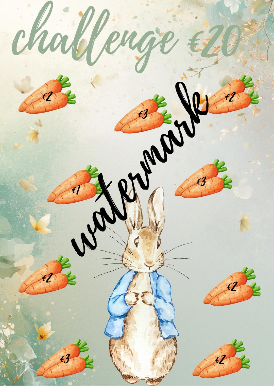 Saving Challenge Rabbit - Etsy