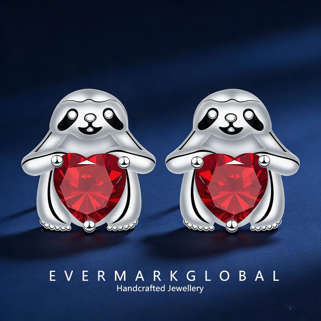 Sloth Back Earser Handcrafted Sloth Stud Earrings for Women, Light Luxury, Unique ...