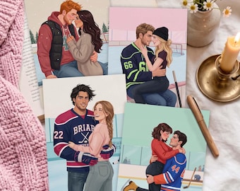 Sport Romance Art Print | Hockey Romance | Off-Campus inspired | Double-sided laminated | Water-resistant | Durable