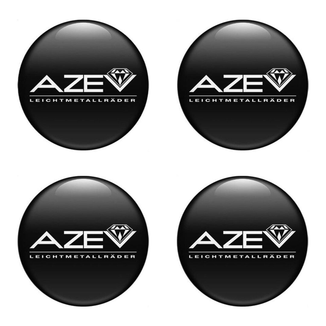 Azev Replacement 3D Domed Stickers Any Size Center Wheel Cap Logo Epoxy ...