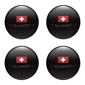 Car Wheel Center Cap Stickers 3D Resin Domed Decals Hubcap Emblem Badge Set of 4 Universal Rim Cover Accessories