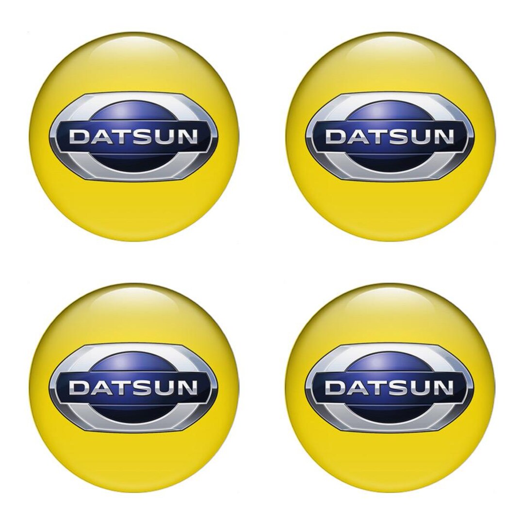 Datsun Sticker Datsun Replacement 3D Domed Stickers Any Size Center Wheel Cap Gas Tank ...
