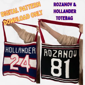 Patroon gehaakte draagtas Hollander & Rozanov **DIGITAAL PATROON DOWNLOAD**