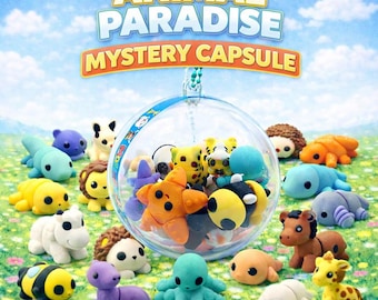 3D Printed Mini Animals Mystery Capsule – 5/15 PCS Articulating Fidget Toys