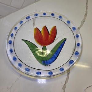 Kosta Boda Tulip Plates - Etsy