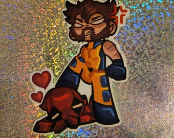 Waterproof Deadpool Wolverine Sticker