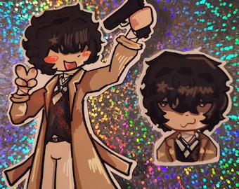 Dazai Osama Waterproof Sticker Set, Bungo Stray Dogs