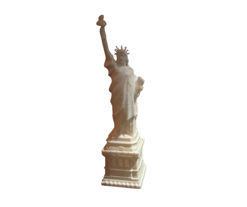America 250th DIY Paint Kit – 3D Printed Statue of Liberty Desk Sign - Etsy