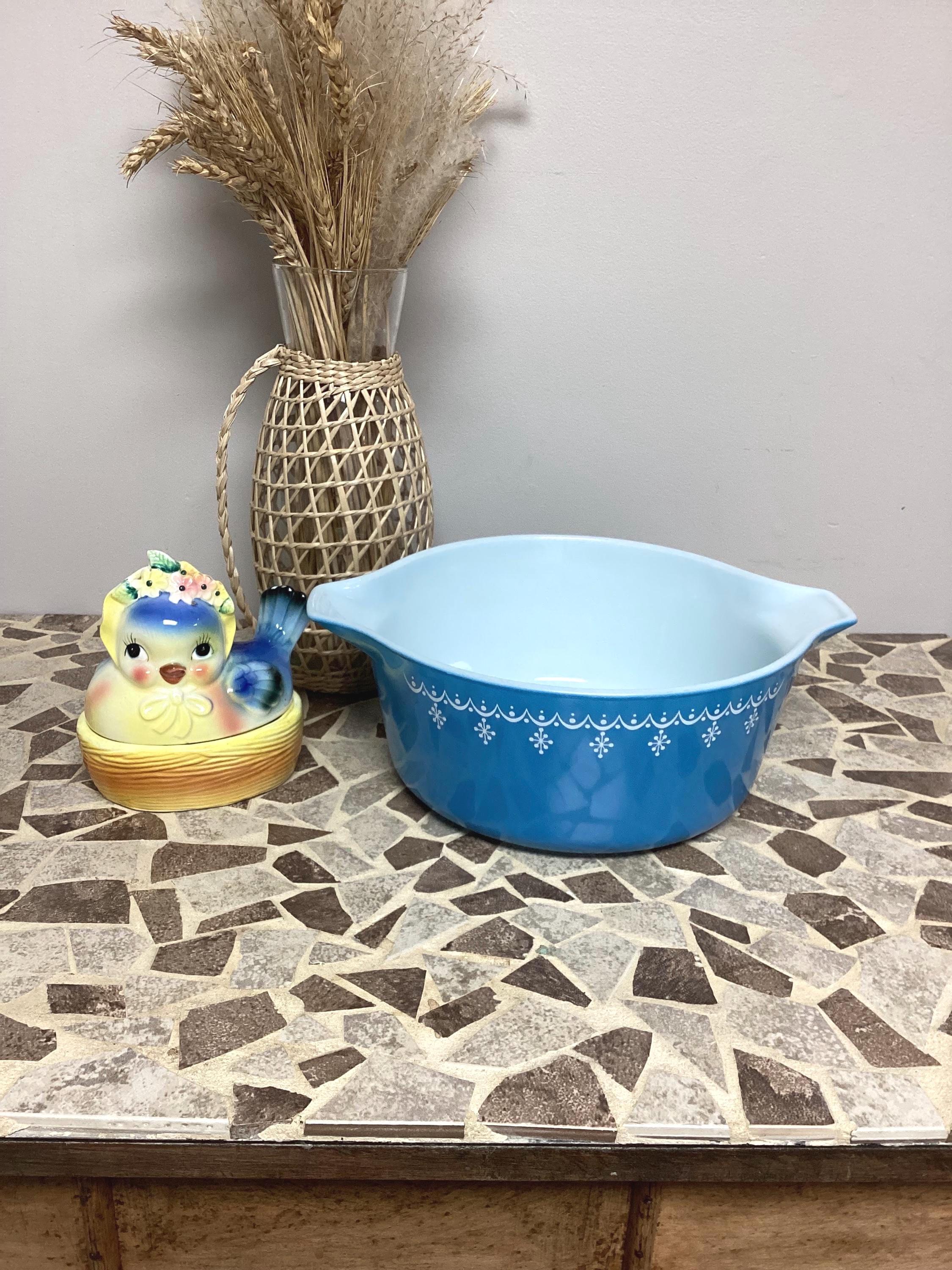 Ensemble bol mélangeur pyrex nidification ancien verger lot 401 402 403
