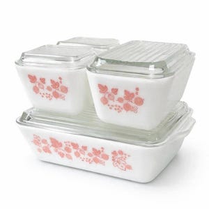 Pyrex Gooseberry Refrigerator Dishes - Etsy
