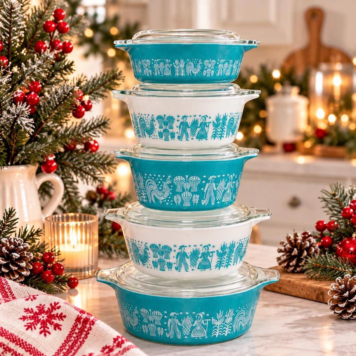 Pyrex Butterprint Complete Set - Etsy
