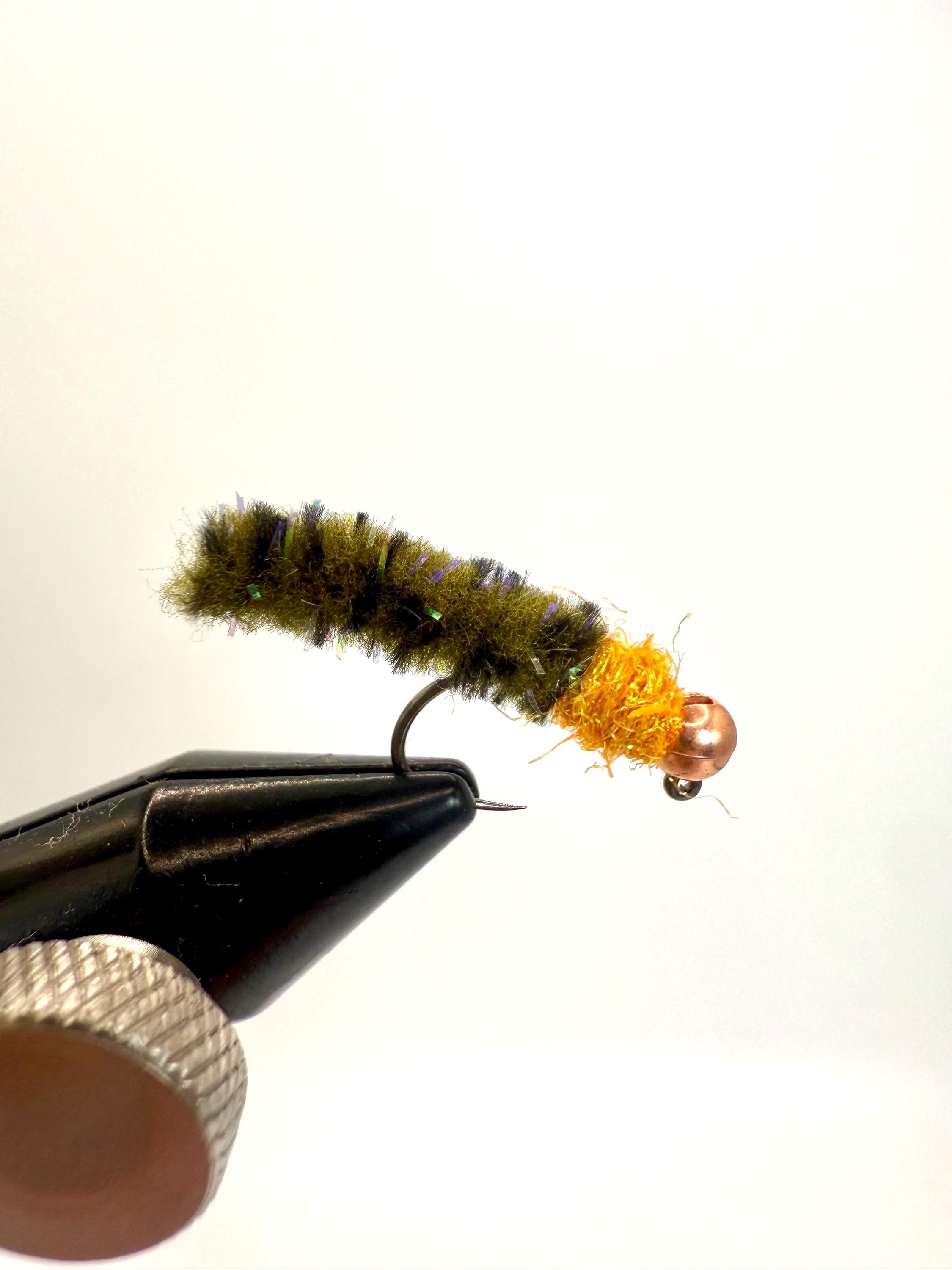 Flashy Olive Mop Fly - 3 Pack - Etsy