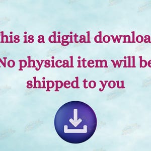 Pu&ograve; includere: Immagine con testo: "Questo &egrave; un download digitale. Nessun articolo fisico ti verr&agrave; spedito." Un cerchio blu scuro con una freccia bianca verso il basso e un'icona a vassoio &egrave; al centro. Lo sfondo &egrave; azzurro.