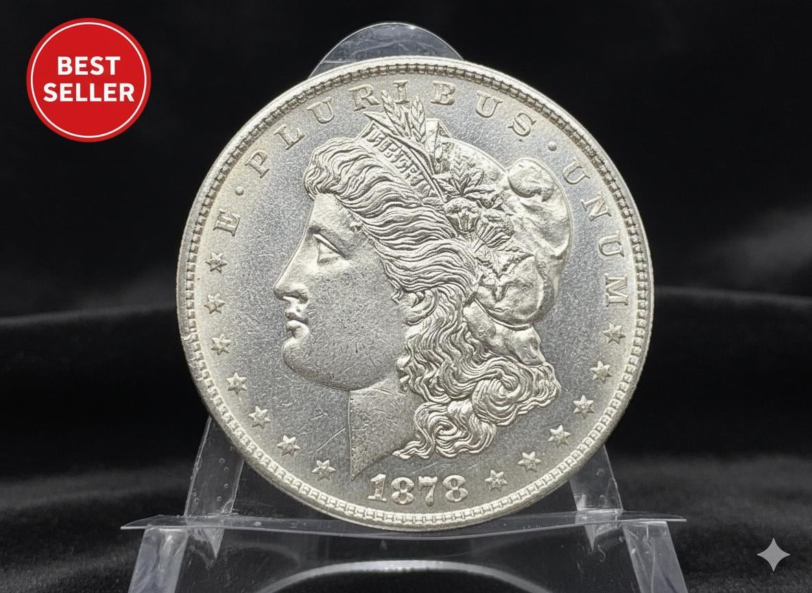 1878 morgan silver dollar - Etsy 日本