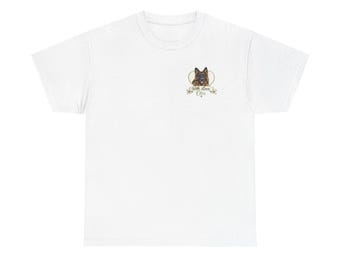 Nachtelijke Otis T-shirt | Illustratie nachtelijke hemel, schattig personage