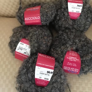 Filatura Di Crosa fancy yarn, 5 skeins, new, made in Italy