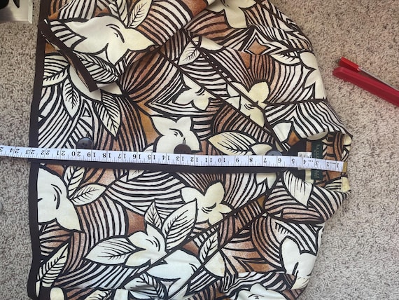 Harve Bernard Patterned Jacket | Leaf Print Blaze… - image 7