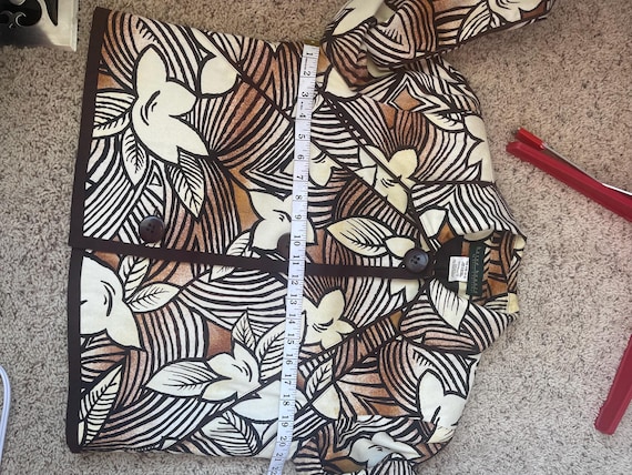 Harve Bernard Patterned Jacket | Leaf Print Blaze… - image 6