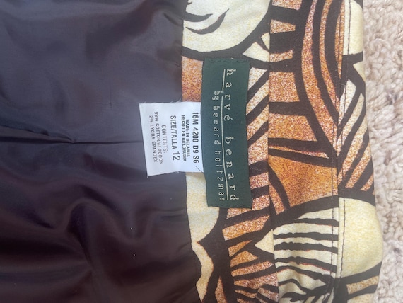 Harve Bernard Patterned Jacket | Leaf Print Blaze… - image 3