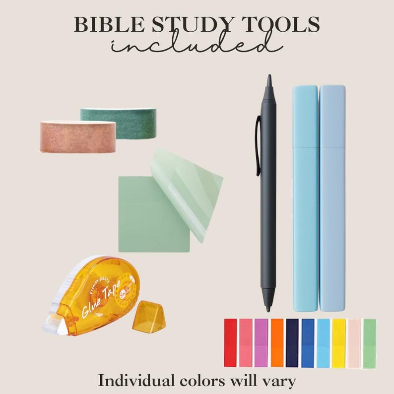 PRINTED Loaded Bible Study Bundle Kit | Bible Journaling Starting Set ...