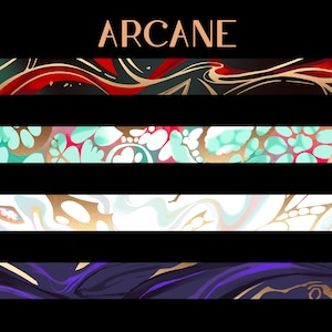 Fita Washi com Folha Arcana