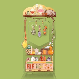 Witch's Apothecary Phone Stand